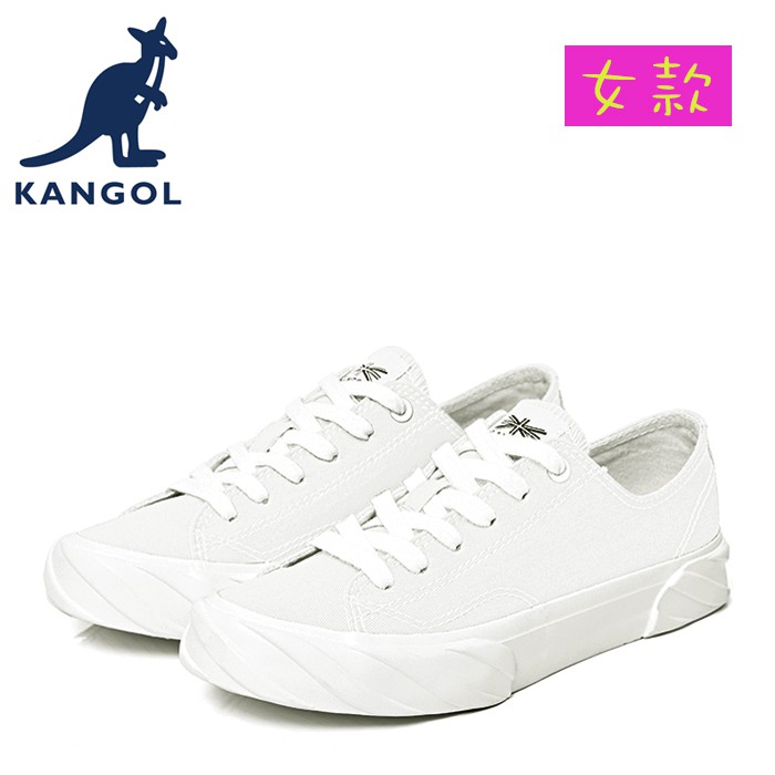 KANGOL 英國袋鼠 英式休閒鞋 帆布鞋 女帆布鞋 6952200200 白色 女鞋