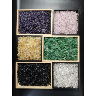 《惜晶緣》天然水晶 碎石 預購區 白水晶 黃水晶 粉晶 紫水晶 青金 黑曜 東菱玉 鈦晶 虎眼 消磁淨化，預購碎石