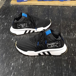 TheOneShop adidas 愛迪達 EQT SUPPORT ADV 黑色 黑藍 襪套 慢跑鞋 B37413