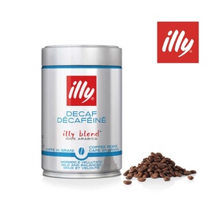 義大利【illy】阿拉比卡低咖啡因咖啡豆｜250g｜瓶蓋小凹｜含稅開發票