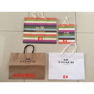 各式名牌紙袋 提袋 LV Coach A&F Burberry AE Roots Apple
