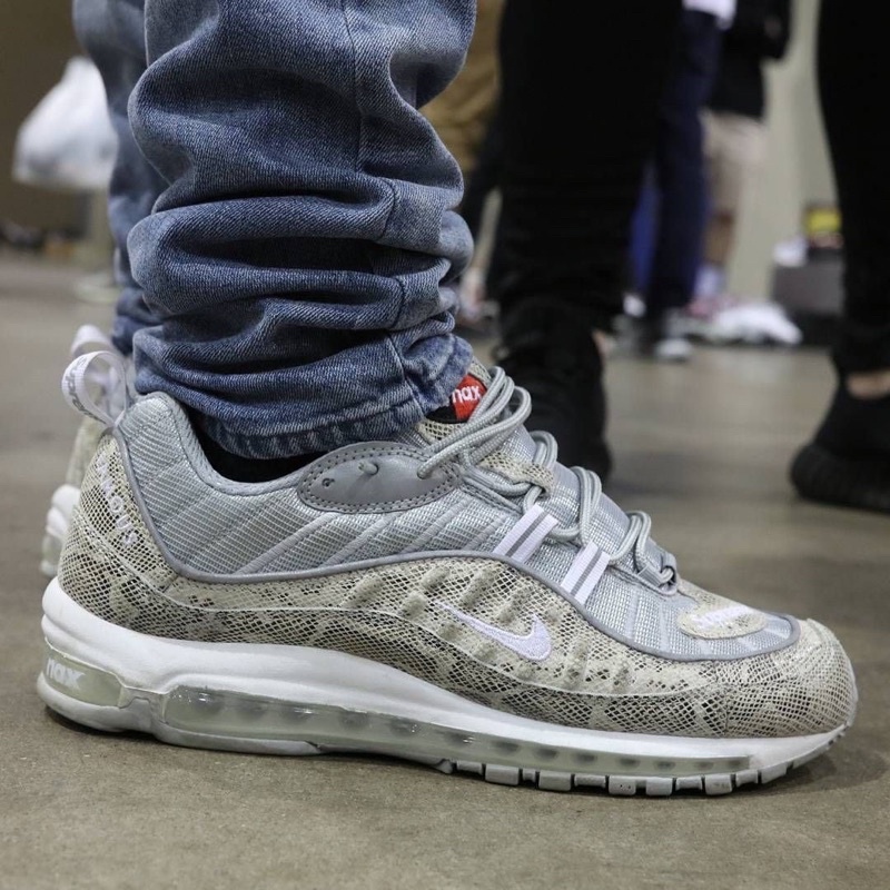 Supreme x Nike Air Max 98 蛇紋 US10