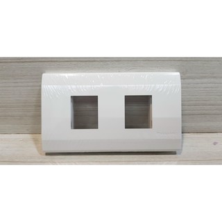 水電DIY* 國際牌星光系列蓋板 2孔 WTDFP6802W 白色插座蓋板 可自行裝入 電視插座 網路插座 電話插座