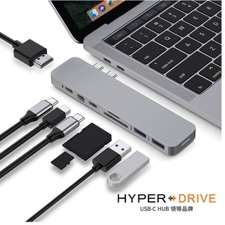 【HyperDrive】8 in 2 USB-C (TYPE-C) Hub MACBOOK 轉接擴充