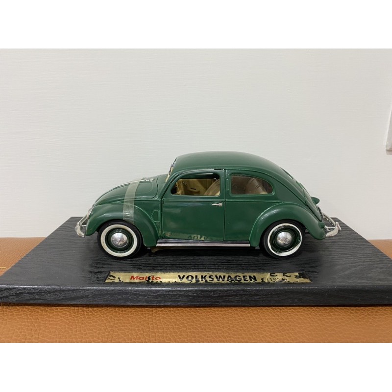 Maisto 1:18 Green 1951 VOLKSWAGEN 福斯 古董車/金龜車 模型