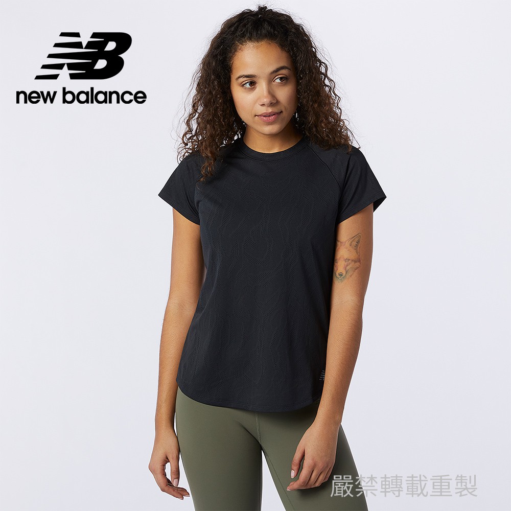 【New Balance】 NB IceX短袖T_女性_黑色_AWT11278BK