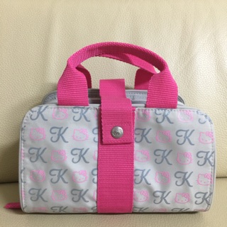 出清 二手 Hello Kitty 手提包 化妝包 收納袋 洗漱袋 萬用包