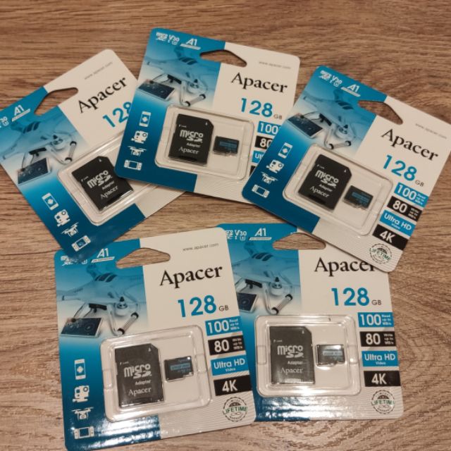 Apacer宇瞻 128GB MicroSDXC R100/W80MB  4K記憶卡