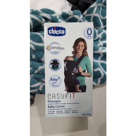 Chicco easy fit 舒適速穿抱嬰帶 嬰兒背帶 嬰兒揹巾 茉莉白