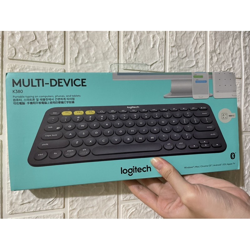 好市多 Costco Logitech 羅技 K380 跨平台 多工藍牙鍵盤 (灰黑) 無線鍵盤