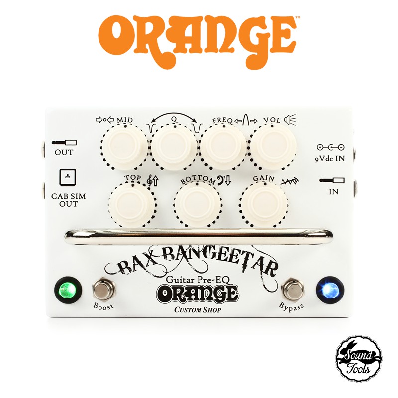 Orange Bax Bangeetar Guitar Pre-EQ 效果器 - 白色【桑兔】