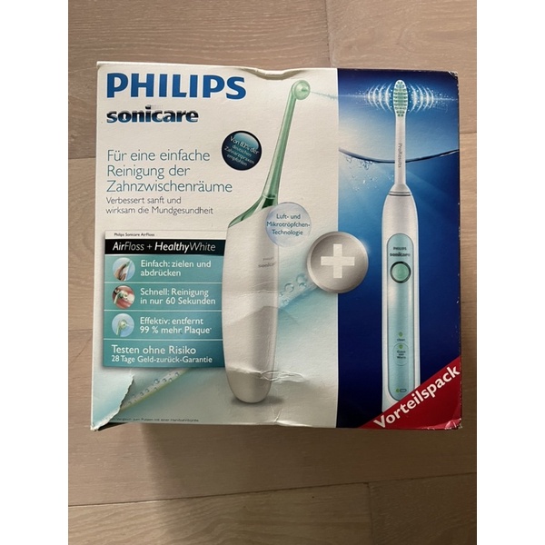 Philips 飛利浦 超聲波 電動牙刷 HX6711 冰綠色 ➕ 空氣動能牙線機 沖牙機 牙間清潔機HX8211 全新