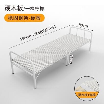 💖台灣公司＋發票💖 單人雙人1m1.2米家用出租房經濟型小床簡易鐵架竹床硬板床