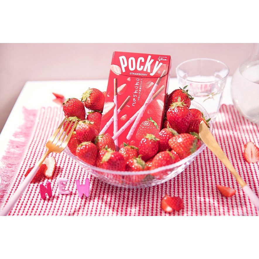 【開發票】日本 Pocky 草莓 粒粒巧克力棒(單盒裝51g)賞味期限: 2022/07/30