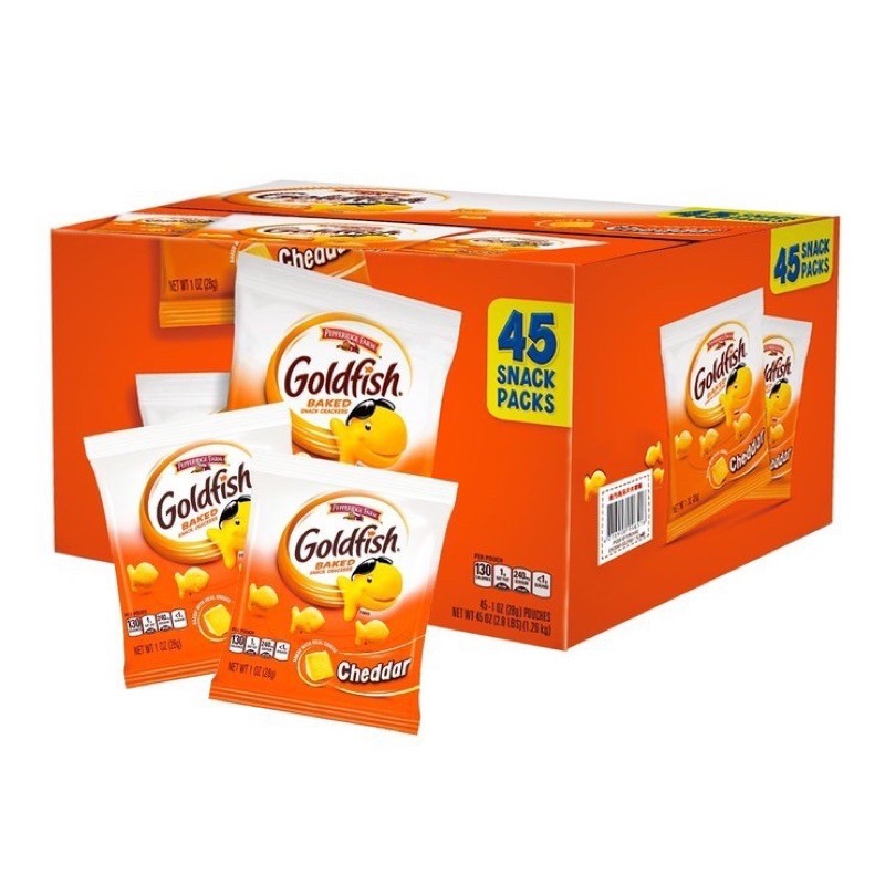 琣伯莉起司小金魚香脆餅金魚餅乾28g 45包一箱costco 好市多代購 蝦皮購物