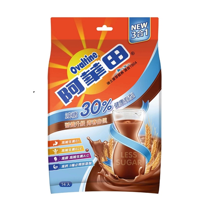 阿華田減糖巧克力營養麥芽飲品31g克 x 14【家樂福】