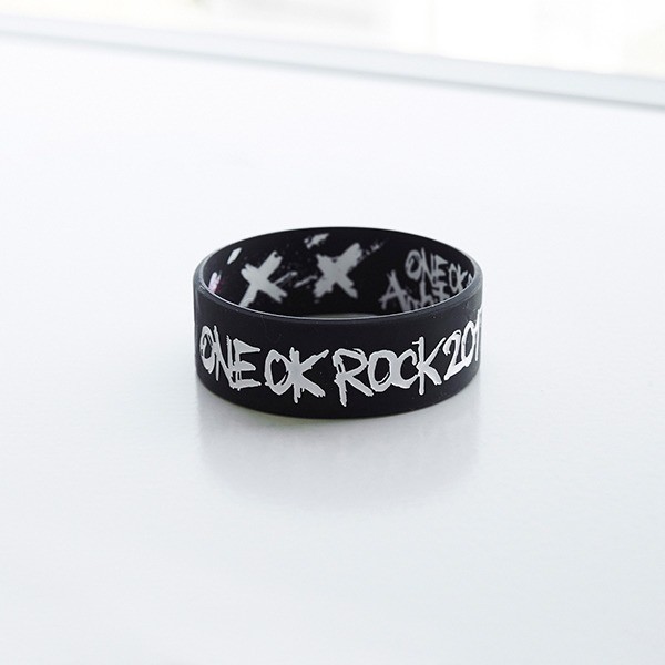 正版進口one Ok Rock 日本後硬核樂團17年日本巡迴款限量手環黑色 黃色款hacken07 蝦皮購物