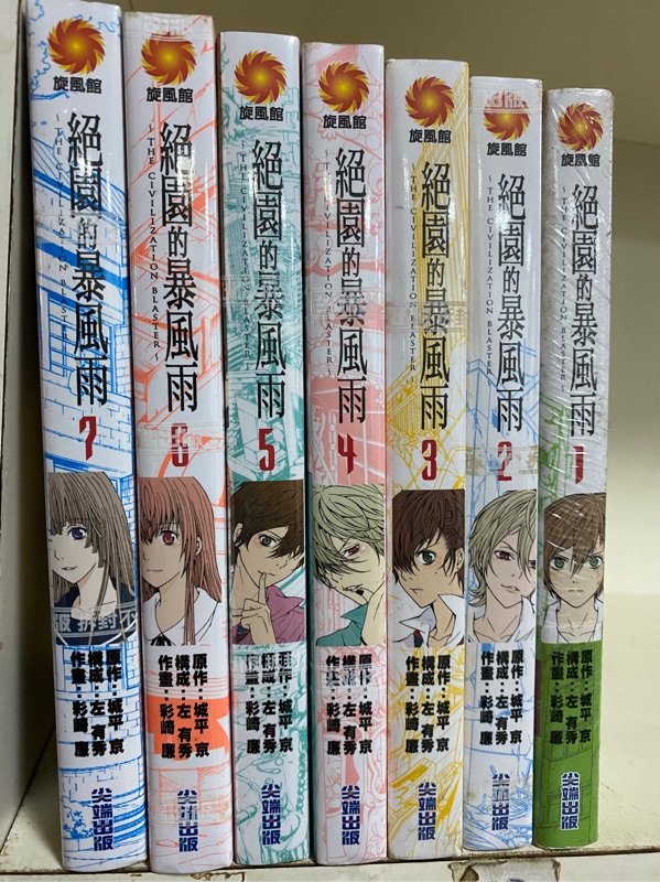 全新現貨 城平京 左有秀 彩崎廉 絕園的暴風雨系列1 7 尖端 蝦皮購物