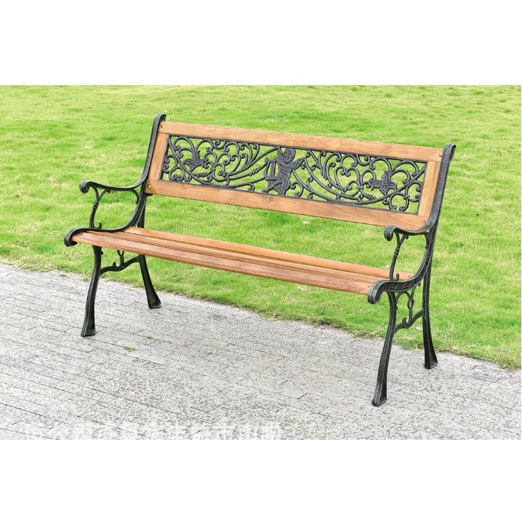 台灣發貨 天使雙人公園椅休閒椅公共椅排椅造型椅餐椅涼亭鑄鐵公園椅公園椅 蝦皮購物