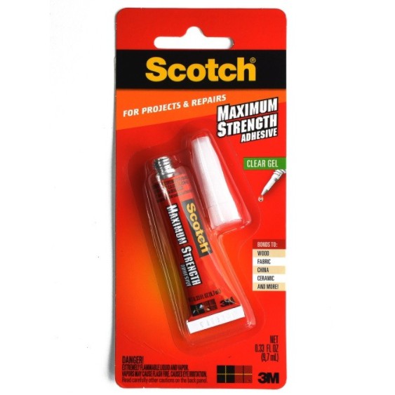 【阿筆文具】3M SCOTCH 強力瞬間膠接著劑系列 6048N 快乾強力膠 (膠狀) 9.7ml