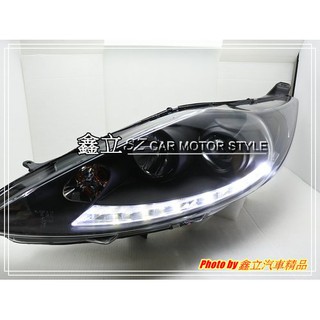 ※ 鑫立汽車精品 ※ FIESTA 09-13 R8 ONE-II LED 顆粒款 光條 魚眼 大燈 頭燈
