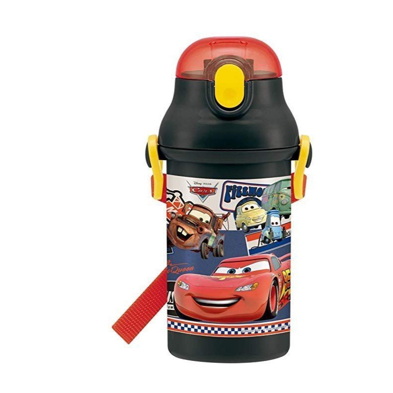 迪士尼 Disney 閃電麥坤 Cars 塑膠彈蓋吸管水壺(PSB4P/400ML)~多款式可選