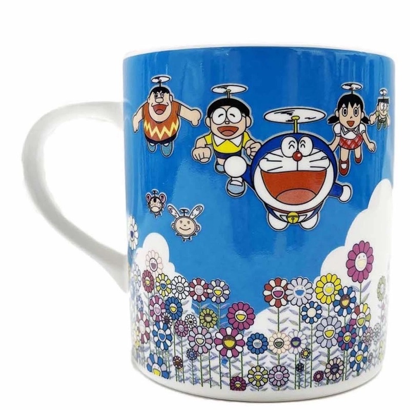 DORAEMON×TAKASHI MURAKAMI Mug 村上隆 小叮噹 馬克杯 小花 哆啦A夢