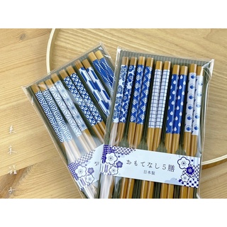 (現貨開發票)日本製天然日式和風款竹筷五雙入 天然竹筷 日本筷子 日式風格 筷子 日本竹筷