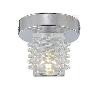【燈王的店】LED 晶鑽系列 吸頂單燈 附LED G4 5W 燈泡 (9047-5)