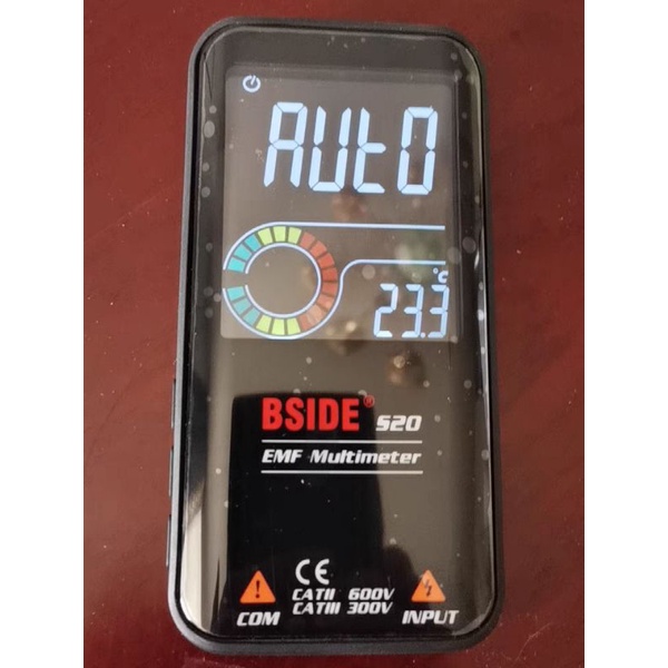 BSIDE  S20可充電式三用電錶 兩小時充滿800mAh 電壓 電容 電阻 頻率 EMF電磁波偵測 手電筒