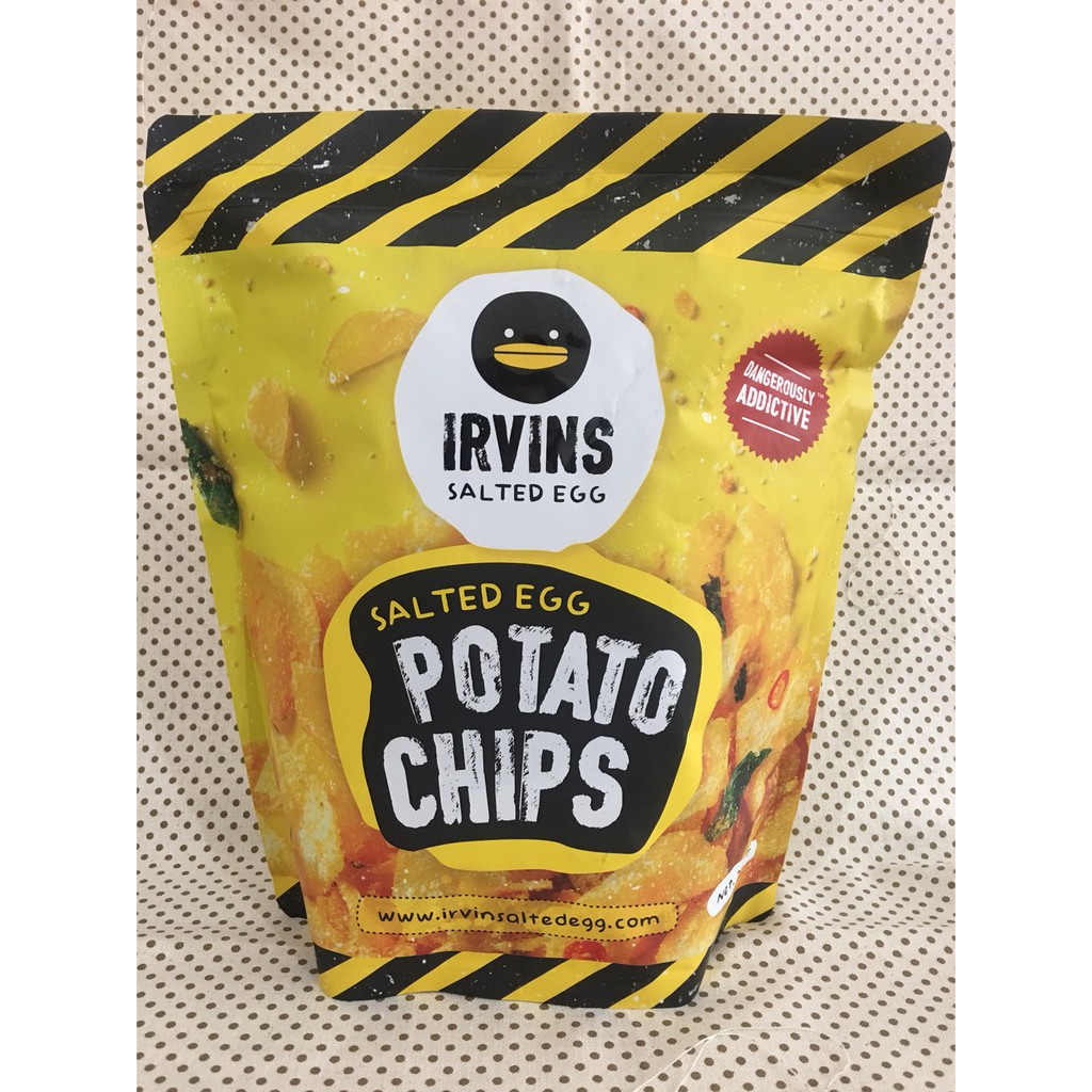 新加坡 IRVINS 鹹蛋黃洋芋片 大包 230g