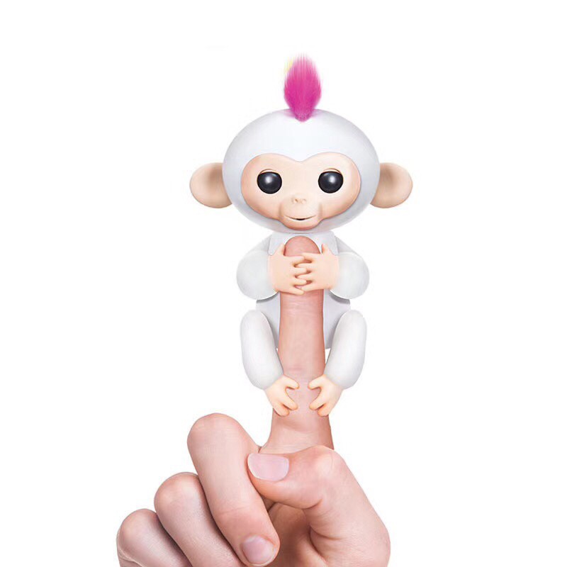 兒童玩具手指猴觸摸感應指尖玩具猴子(白色)