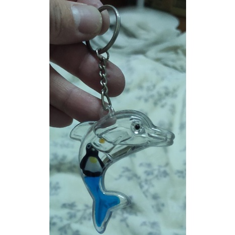 二手精美收藏 海豚企鵝鑰匙圈 海生館