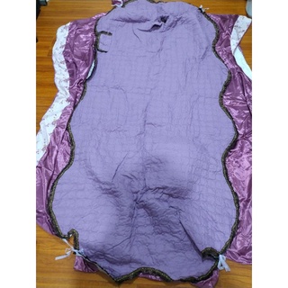 二手，近新，美容床床罩，紫
