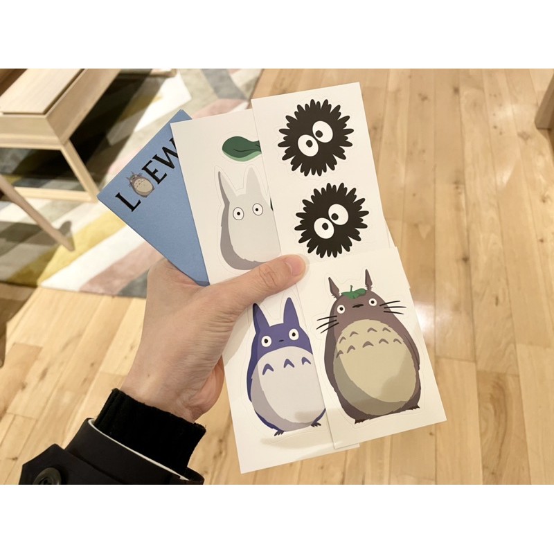 最新 LOEWE X MY NEIGHBOR TOTORO 龍貓系列 貼紙禮盒