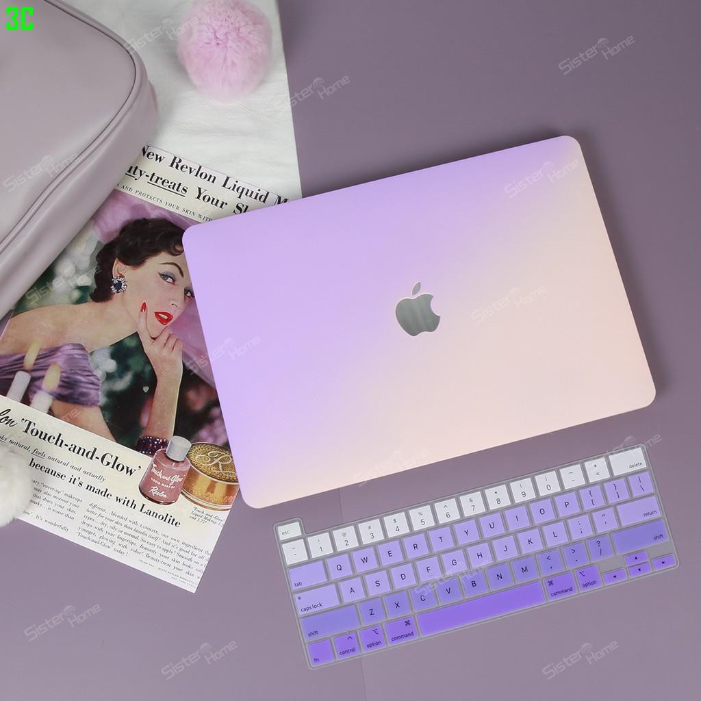 現貨Macbook 漸變粉紫 保護殼 送鍵盤膜 MacBook Air Pro 11.6 12 13
