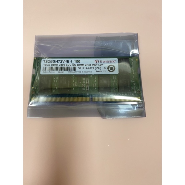 筆電記憶體/創見DDR4-2400-16GB 1.2V