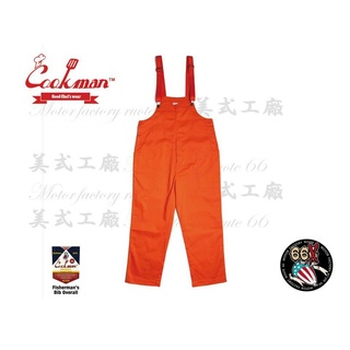 《美式工廠》美國 COOKMAN /Fisherman's Bib Overall Orange