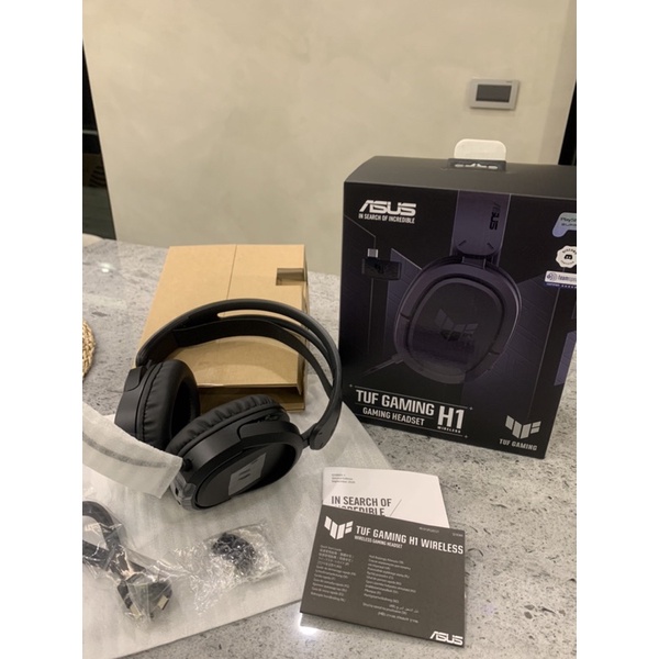 全新華碩 ASUS 無線耳機TUF GAMING H1 Wireless 無線電競耳機/USB-C接收器/7.1 環繞