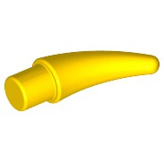 樂高 Lego 黃色 牛角 牙齒 角 刺 倒鉤 爪子 53451 積木 玩具 Yellow Barb Claw Horn