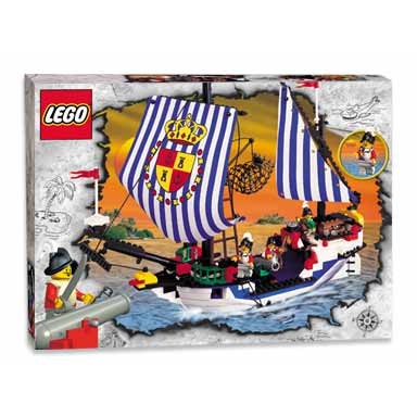 公主樂糕殿 LEGO 樂高 絕版 2001年 6291 海盜系列 西班牙官兵船