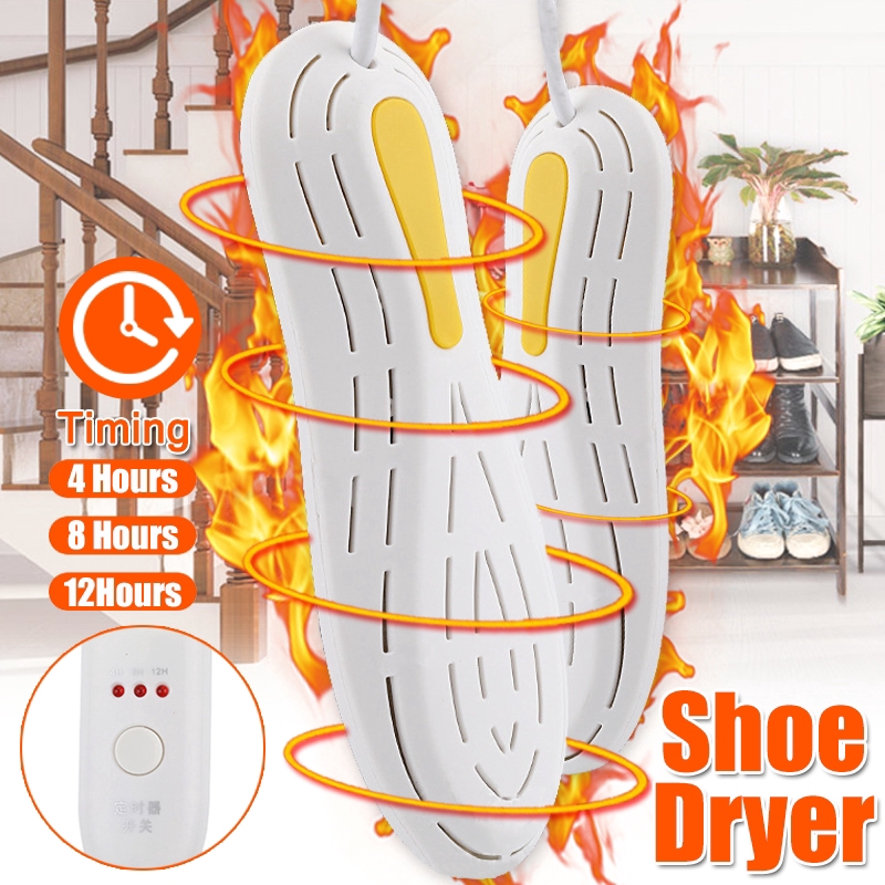 電動鞋烘乾機加熱器帶定時器賽車形狀靴鞋架異味除臭除濕紫外線殺菌裝置