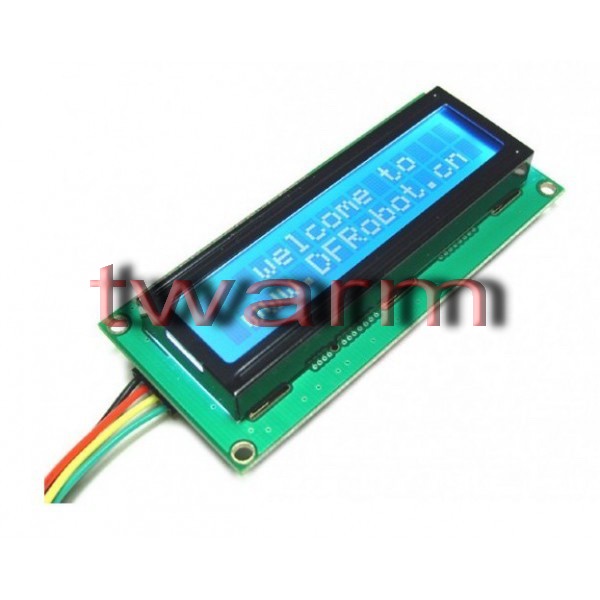 現貨/特價*)DFR原廠 I2C 1602 LCD 液晶模組 (TOY046) For Arduino
