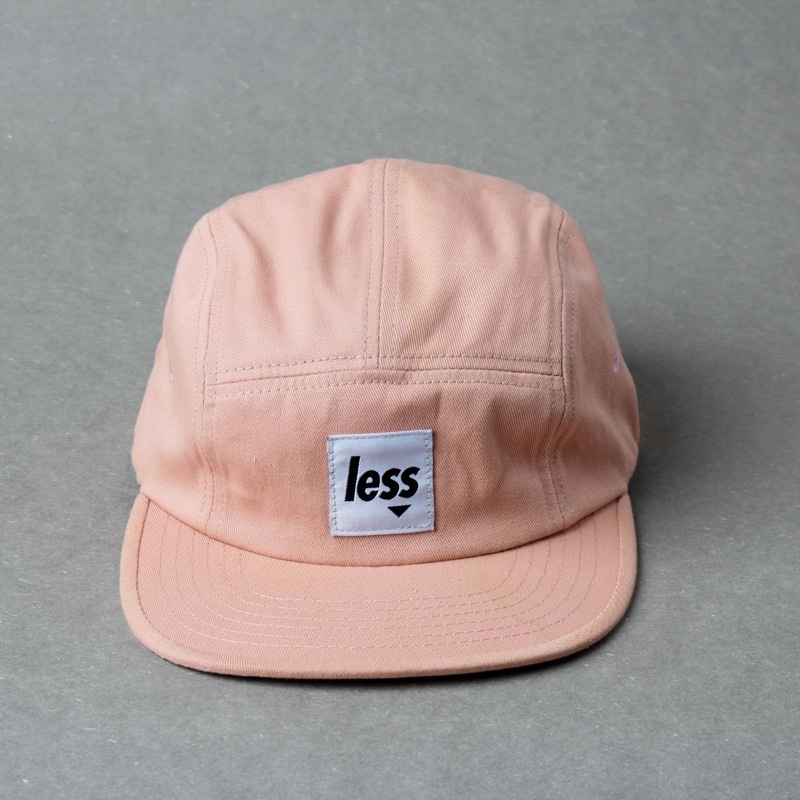 Less 五分割帽 帽子 桃粉色x1 Square Logo Camp Cap Peach 蝦皮購物