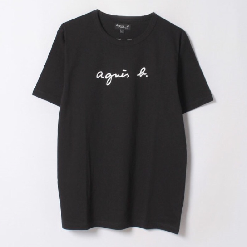 限定タイムセール2380円 アニエスベー Tシャツ Agnes B Tシャツ レディース ロゴ刺繍 ロゴｔシャツ 丸首二枚目 10円 半袖 無地 綿100 Sale 75 Off Agnes