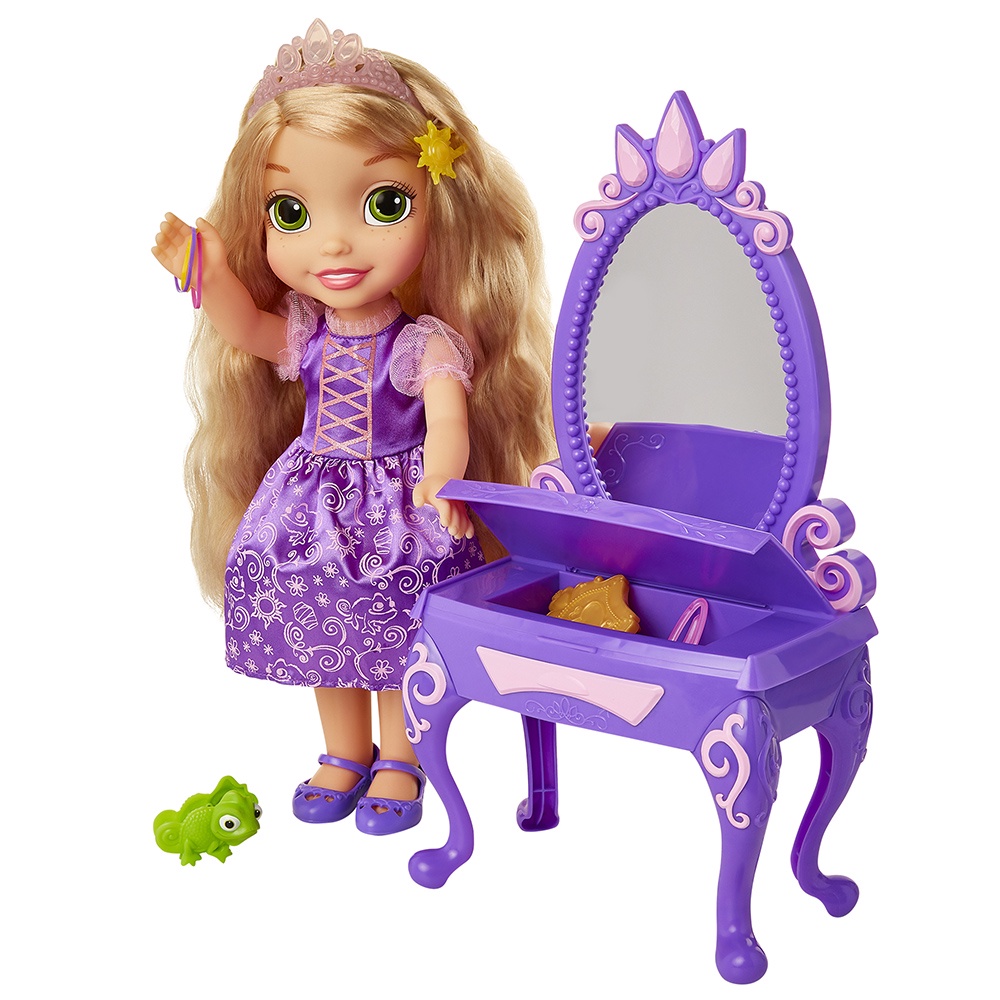 迪士尼公主娃娃-樂佩與化妝台 Disney 正版 振光玩具