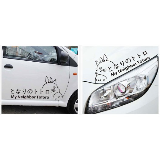 【犬掌小舖-現貨】豆豆龍-龍貓車用貼紙、汽車貼紙-可愛卡通-車用精品-反光貼-汽車貼紙