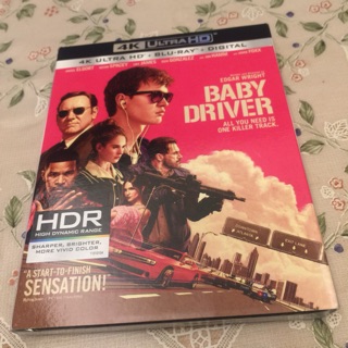 玩命再劫 4K UHD 雙碟限定版 BABY DRIVER UHD+BD(BD中文字幕）