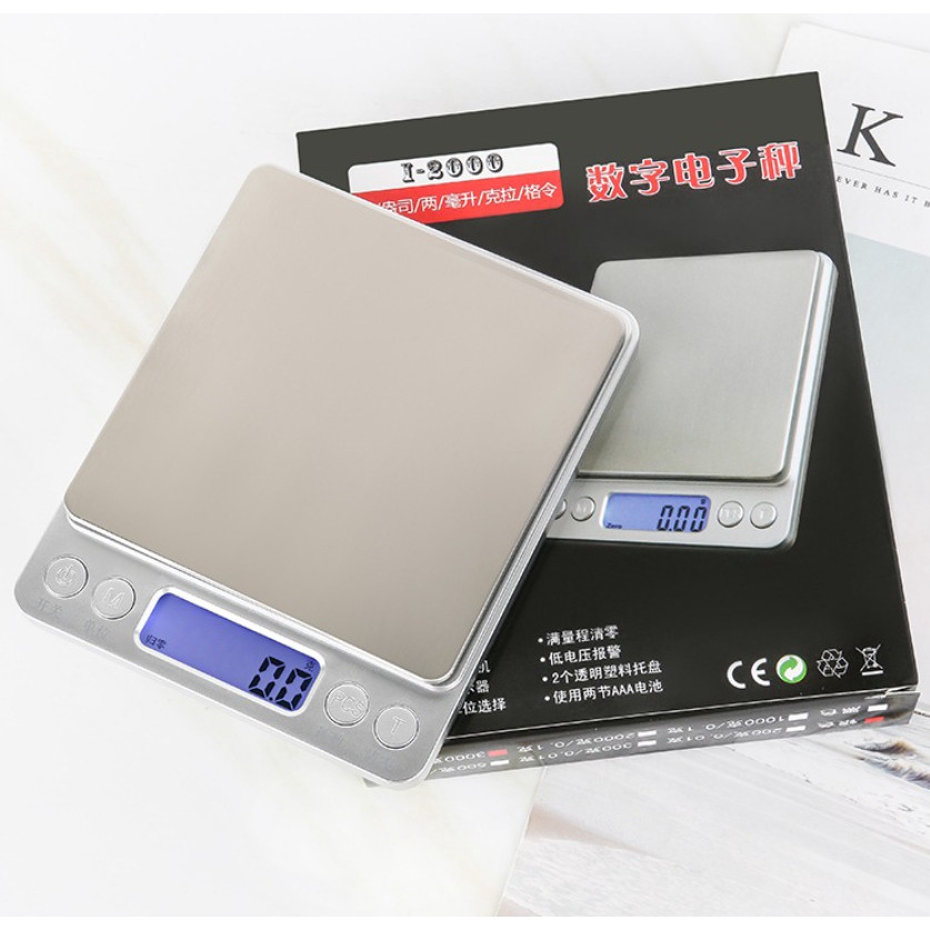 【Dami不是毛小孩】台灣現貨 最高品質廚房電子秤 料理秤 0.1g~2kg 3kg 中英文版本
