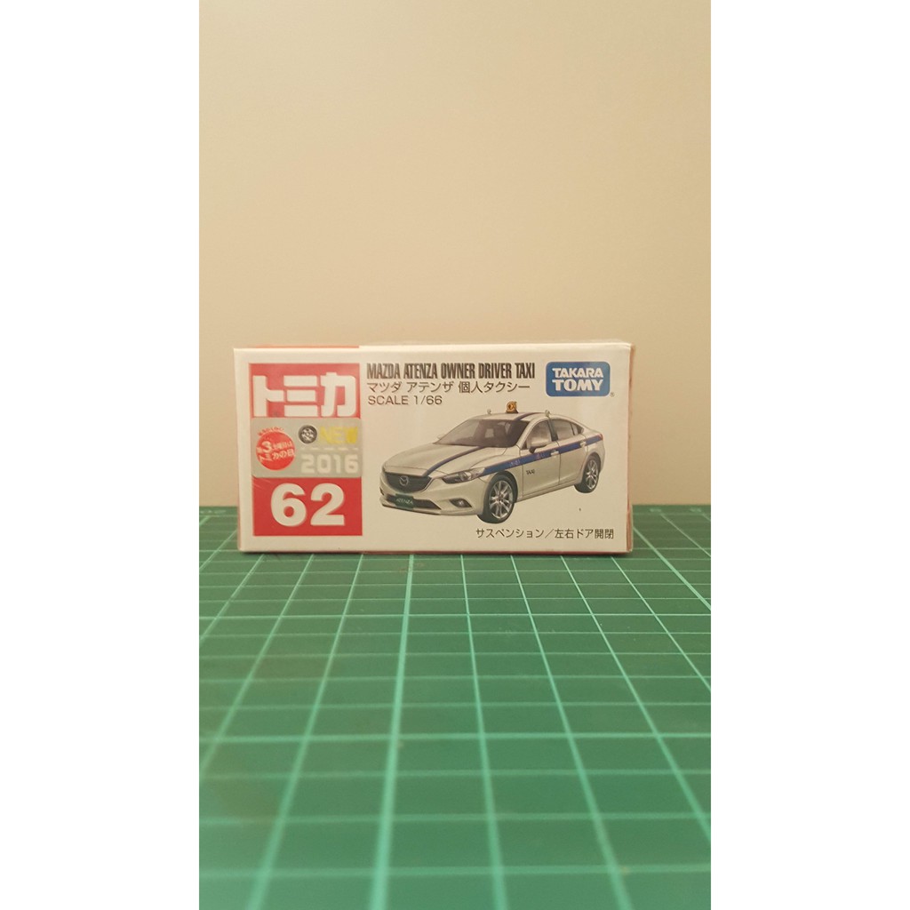TOMICA 62 MAZDA ATENZA OWNER DRIVER TAXI 馬自達出租車